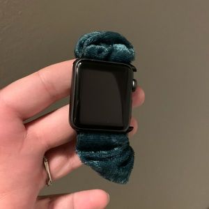 Emerald green SmartWatch Scrunchie